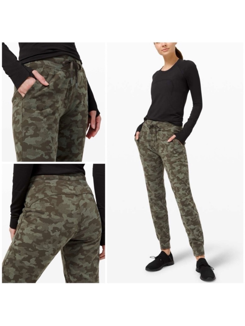 Lululemon Ready to Rulu Jogger-NWT Sz 8 Jaquard Heritage Camo Dark Olive Green